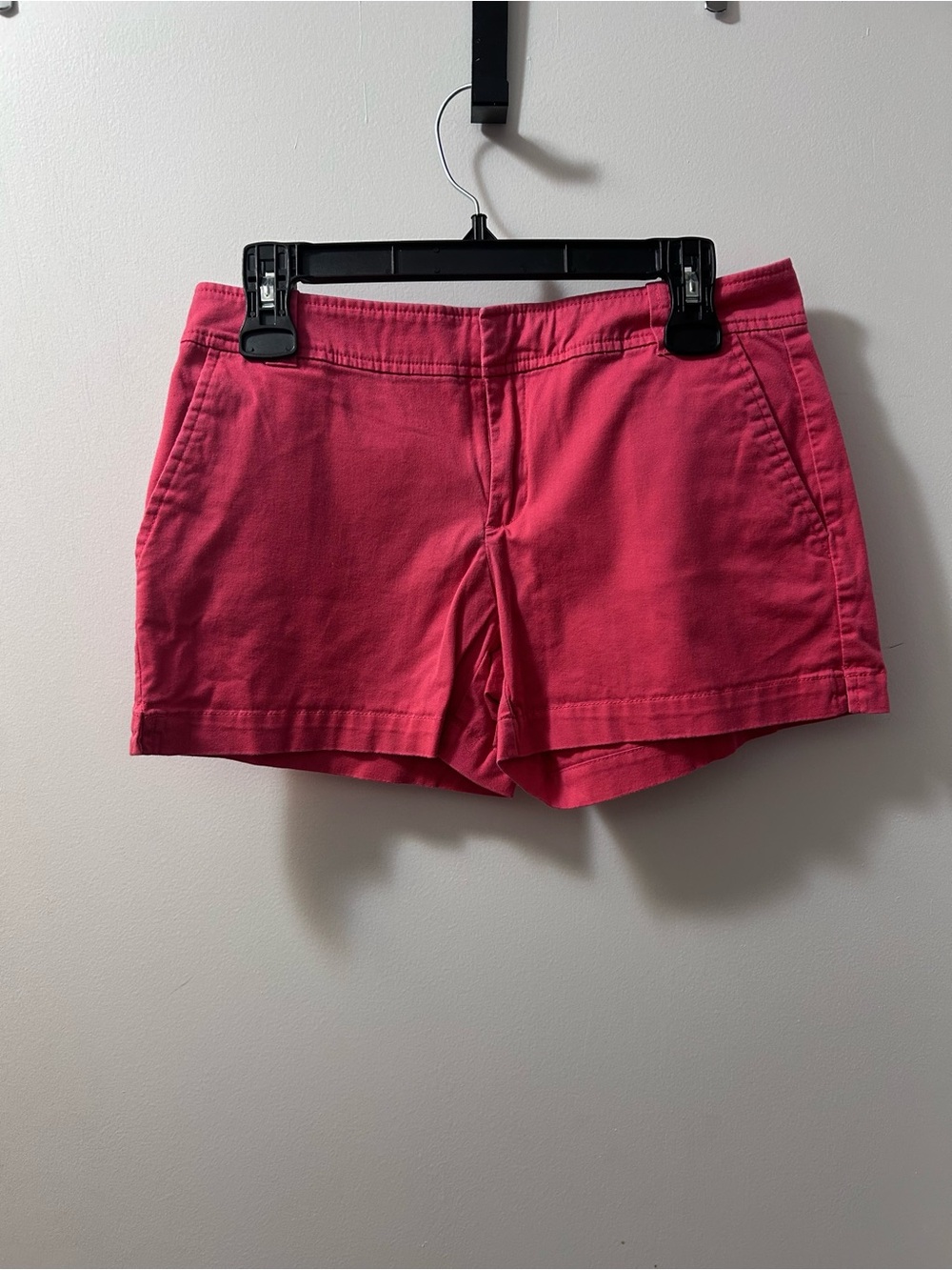 New York and Company Women’s Hot Coral/Casual Cotton Shorts